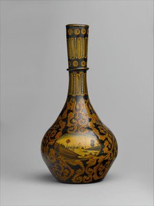 Vase with Landscape Vignette, Turkey, 19th century. Creator: Unknown.