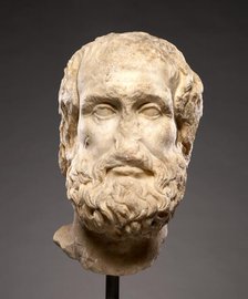 Portrait Head of Euripides, 2nd century A.D. Creator: Unknown.