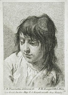 Head of a Boy, 18th century. Creator: Franz Xaver Andreas Jungwierth.
