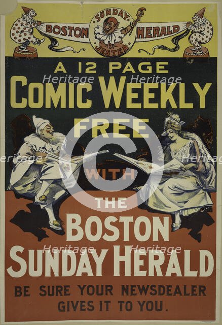 Boston herald Sunday jester, c1893 - 1897. Creator: Unknown.