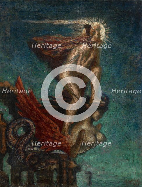 Le Génie Vainqueur (The Winning Genius), 1905. Creator: Delville, Jean (1867-1953).