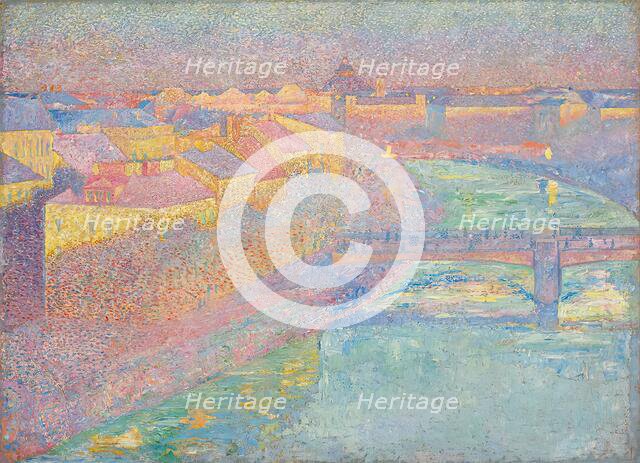 Danube lands in summer, 1903. Creator: Franz Jaschke.