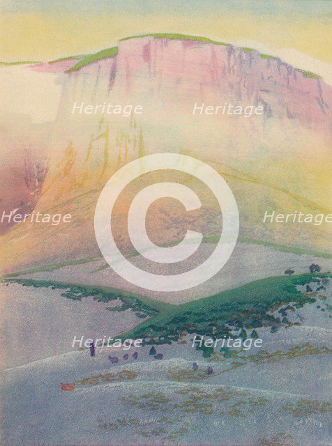 'The Last Gleam, Corsica', c1920, (1928). Artist: William Giles.