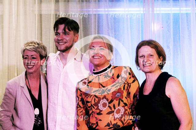 Ewan Hastie, Claire Martin, Nikki Iles, Karen Sharp, iG4, Watermill Jazz Club, Dorking, 17 June 2025 Creator: Brian O'Connor.