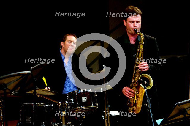 James Allsopp with Pat Levett, The Ship, Sevenoaks, Kent.  Artist: Brian O'Connor