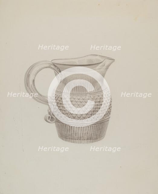 Pitcher, c. 1940. Creator: John Dana.