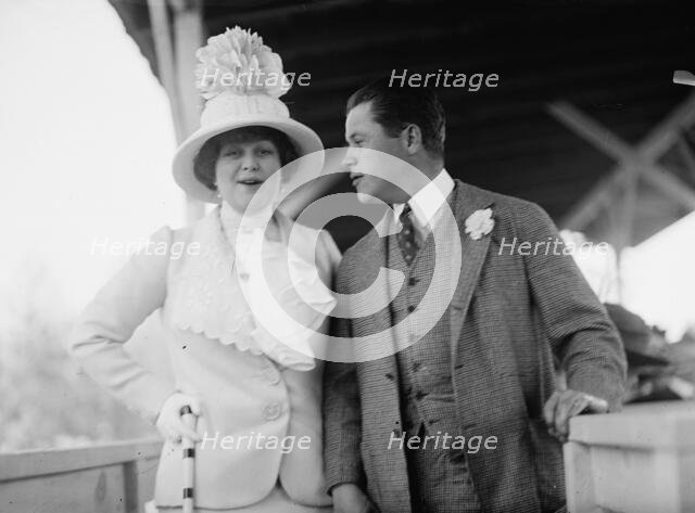 Horse Shows - Mrs. Walter Brooks And Britton Brown, 1912. Creator: Harris & Ewing.