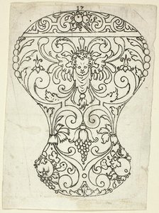 Plate 17, from XX Stuck zum (ornamental designs for goblets and beakers), 1601. Creator: Master AP.