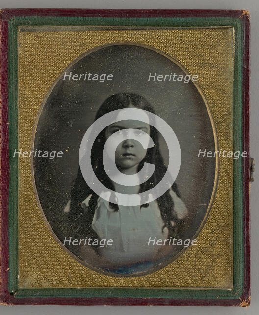 Untitled (Portrait of a Girl), 1841/42. Creator: Robert Cornelius.