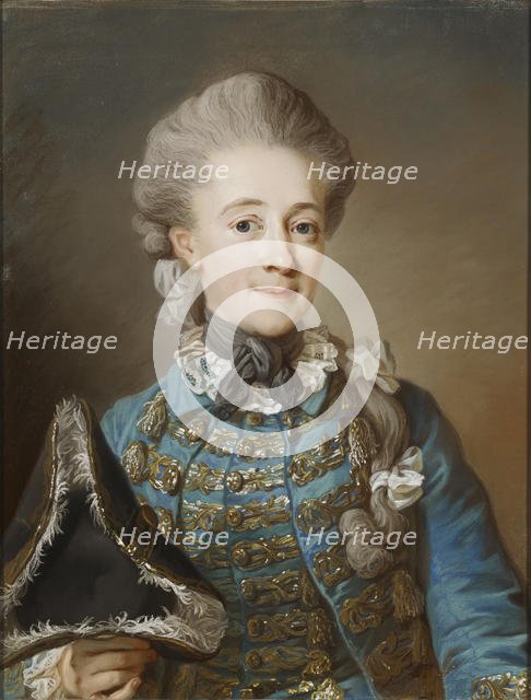 Portrait of Baroness Ulrica Fredrika Cedercreutz (1730-1784), ca 1770. Creator: Lundberg, Gustaf (1695-1786).