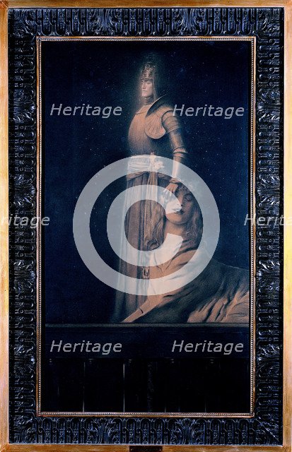 Avec Verhaeren: Un Ange (With Verhaeren: An Angel), 1889.