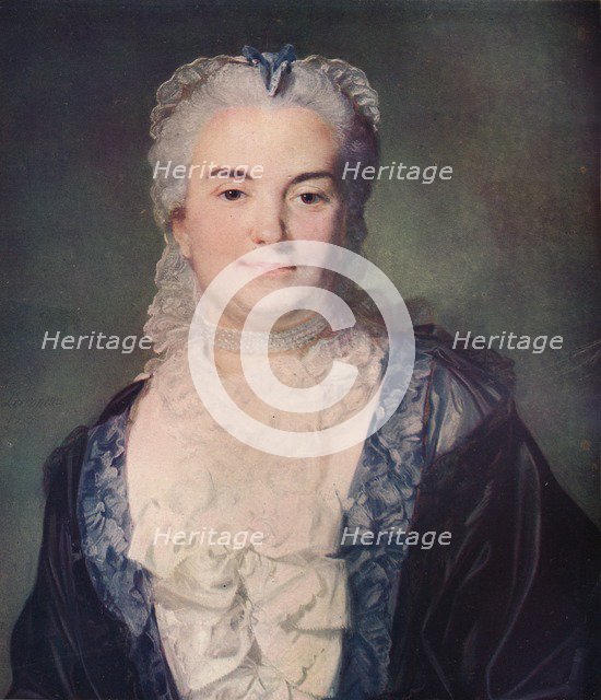 'Madame Chevotet', 1751. Artist: Jean-Baptiste Perronneau.