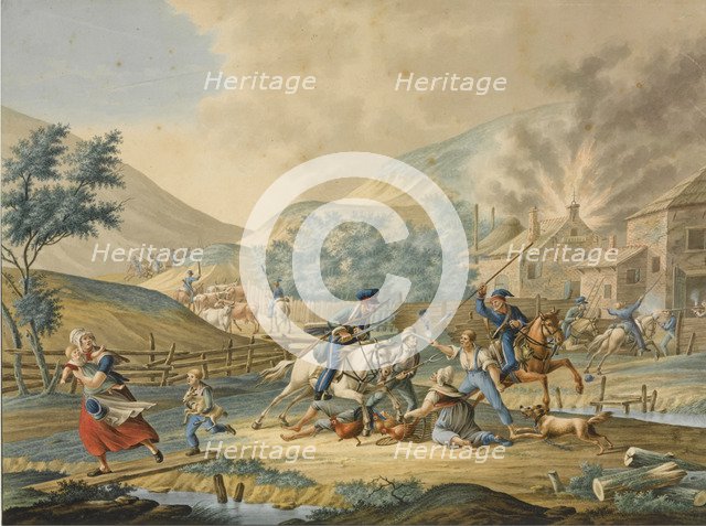 Anglo-Russian invasion of Holland in 1799. Artist: Anonymous  