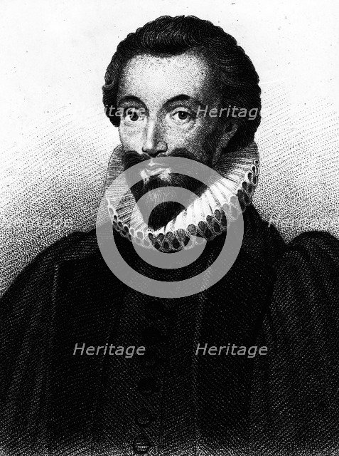 Portrait of the poet John Donne (1572-1631), 17th century.