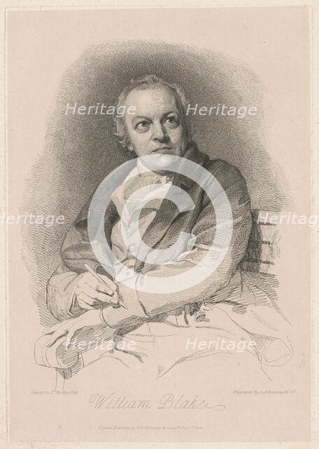 William Blake, 1808, published 1813. Creators: Thomas Phillips, Luigi Schiavonetti.