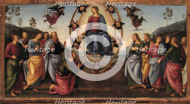 Predella Panel of the Fano Altarpiece, 1497. Artist: Raphael (1483-1520)