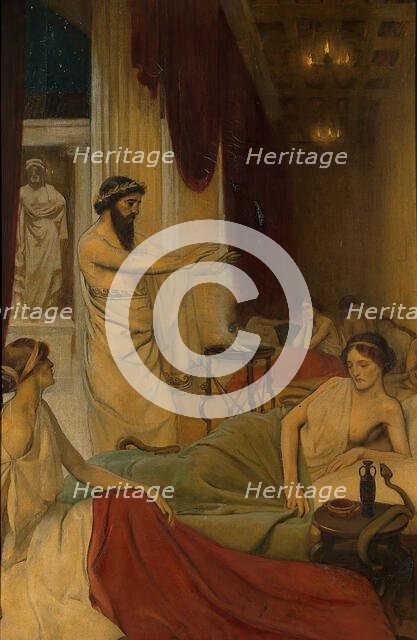 Patients sleeping in the temple of Aesculapius at Epidaurus, c1912. Creator: Ernest Board.