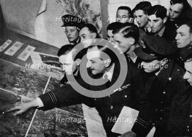 'The target to-night is...', 1941. Artist: Unknown.