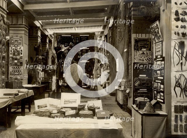 Tobolsk Museum: fragment of the ethnographic exhibition., 1911. Creator: A. A. Antonov.