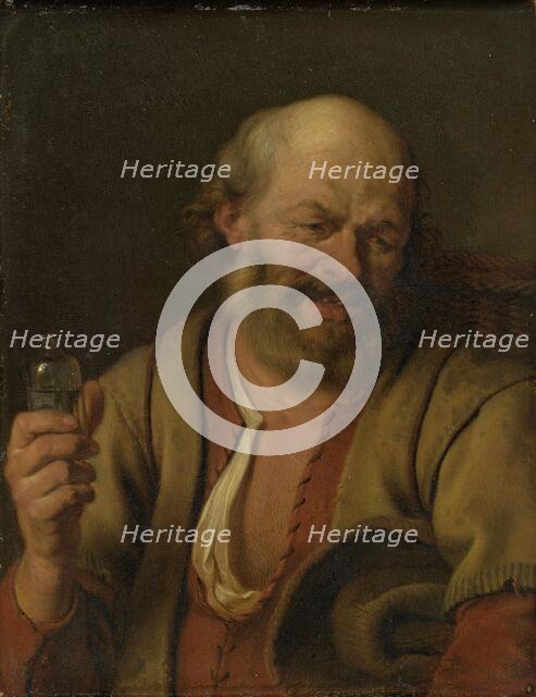 A Man with a Gin Bottle, 1660-1680. Creator: Ary de Vois.