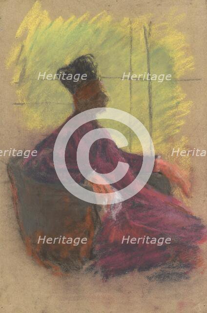 Seated, 1880/1880. Creator: Ladislav Mednyanszky.