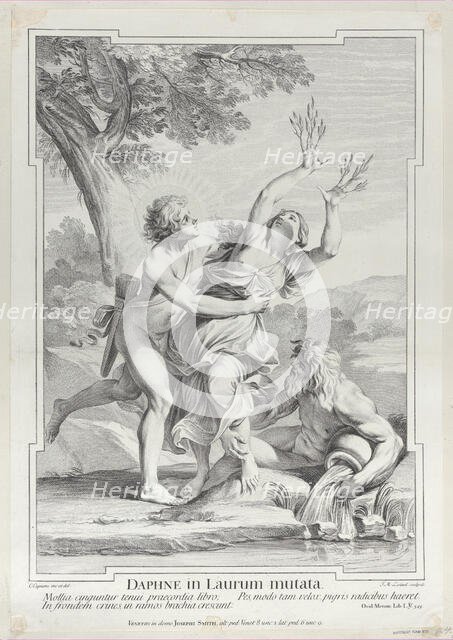 Apollo and Daphne, 1715-96. Creator: Jean-Etienne Liotard.