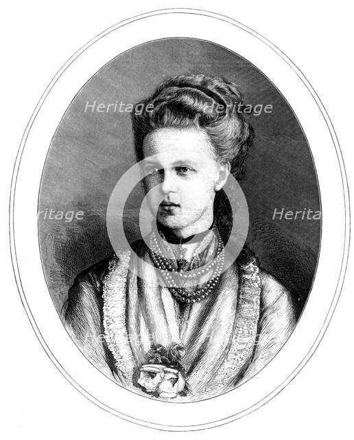 The Grand Duchess Maria Alexandrovna of Russia, 1873. Creator: Unknown.