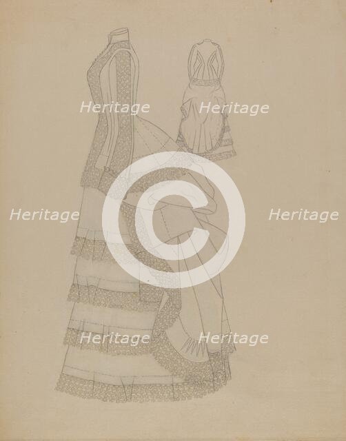 Dress, c. 1936. Creator: Catherine Fowler.