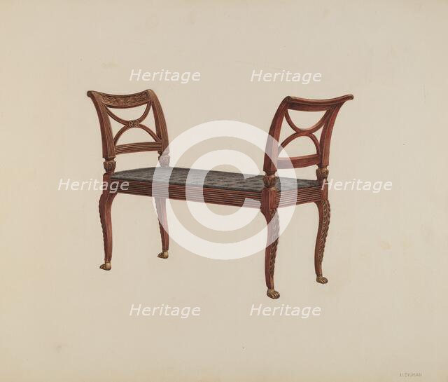 Window Seat, 1939. Creator: Harry Eisman.