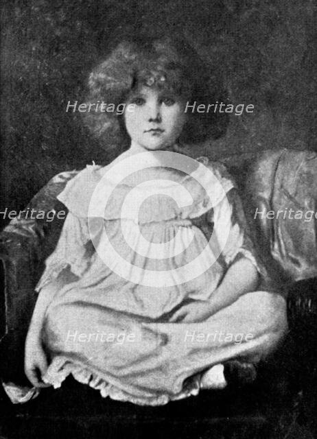 Beautiful Children at the Grafton Gallery: Cicely, Daughter of E. Wormald... - W. B. Richmond, 1895. Creator: Unknown.