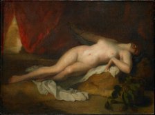 The Death of Cleopatra, c. 1850. Creator: Gigoux, Jean-François (1806-1894).