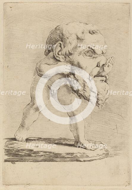 Child Wearing a Mask. Creator: Stefano della Bella.