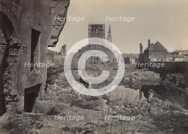 Ruins in Charleston, South Carolina, 1860s. Creator: George N. Barnard.
