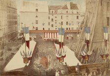 Laying the foundation stone of the Sorbonne, about 1883. Creator: Unknown.