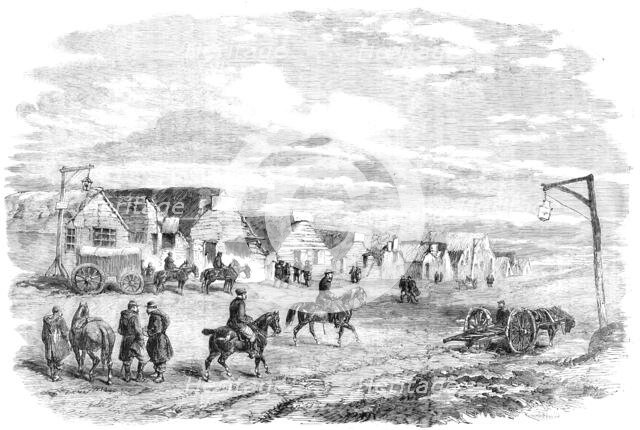 Woronzoff, or Little Kamiesch - from a sketch by J. A. Crowe, 1856.  Creator: Unknown.