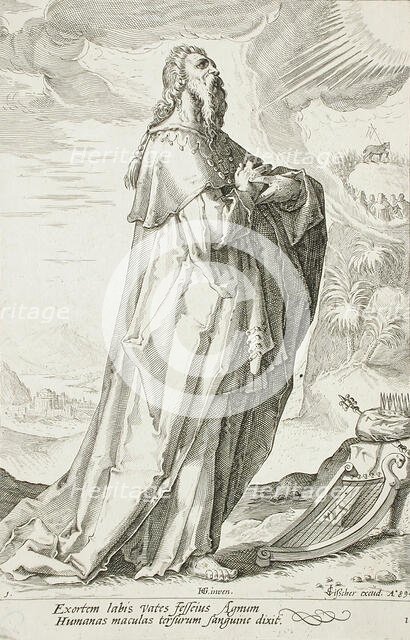 David, 1589. Creator: Jacob Matham.