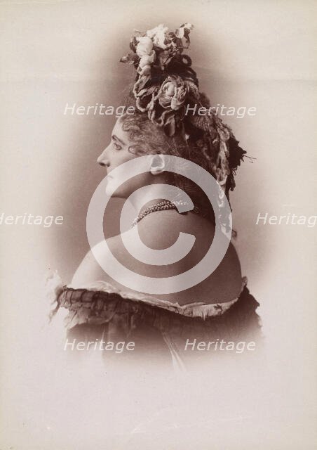 [Countess de Castiglione, from Série des Roses], 1895. Creator: Pierre-Louis Pierson.