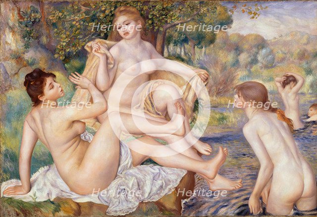 The Large Bathers, 1884-1887. Artist: Renoir, Pierre Auguste (1841-1919)