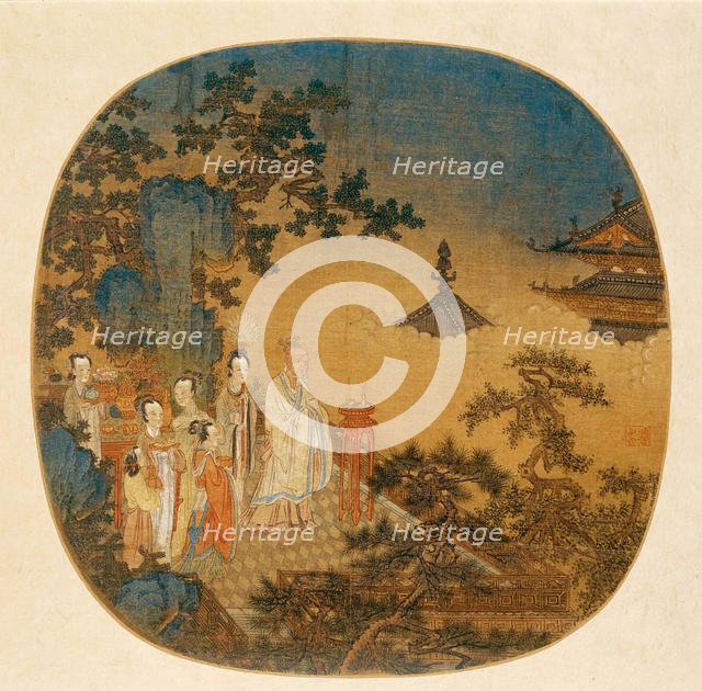 Incense ceremony, 14th century. Creator: Chinese Master.