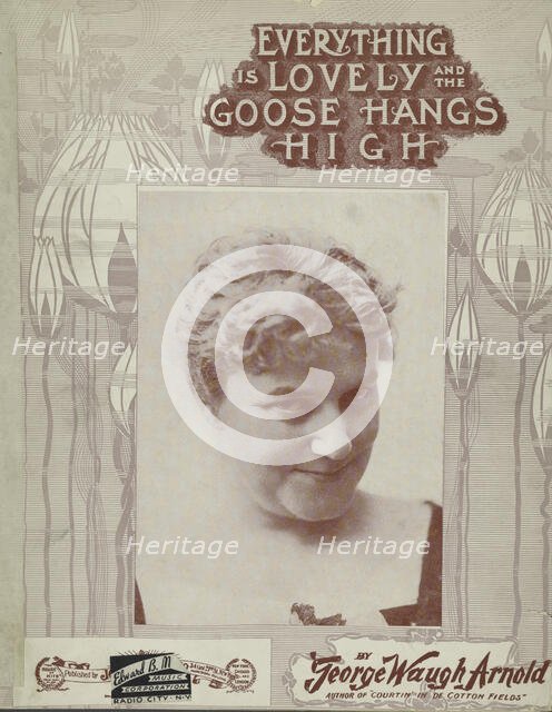 'Everything is lovely and the goose hangs high', 1901. Creator: Unknown.