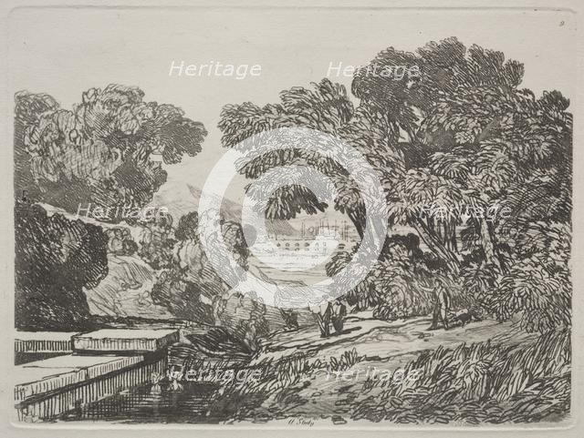 Liber Studiorum: A Study, 1838. Creator: John Sell Cotman (British, 1782-1842).