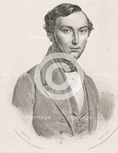 Portrait of Jean Giraudeau (1801-1861) , 1839-1840. Creator: Leroux, Jean-Marie (1788-1870).