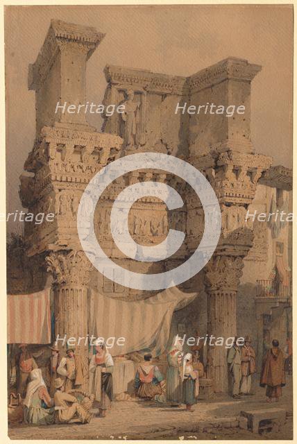 The Forum of Nerva, Rome. Creator: Samuel Prout (British, 1783-1852).
