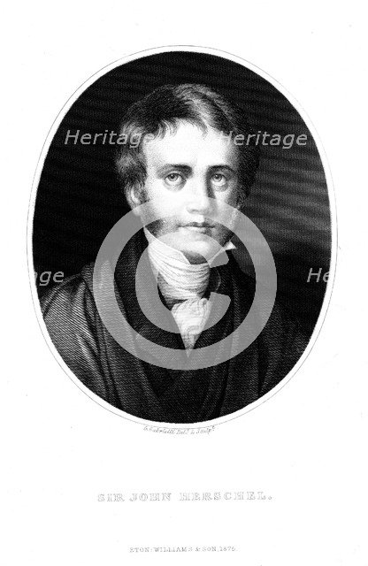 John Frederick Herschel (1792-1871), English astronomer and scientist, as a young man. Artist: Unknown