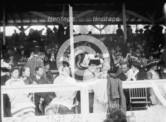 Horse Shows - Lady From Chinese Legation, 1911. Creator: Harris & Ewing.