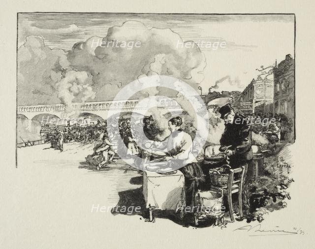 Debarcadère des bateaux-omnibus. Creator: Auguste Louis Lepère (French, 1849-1918).