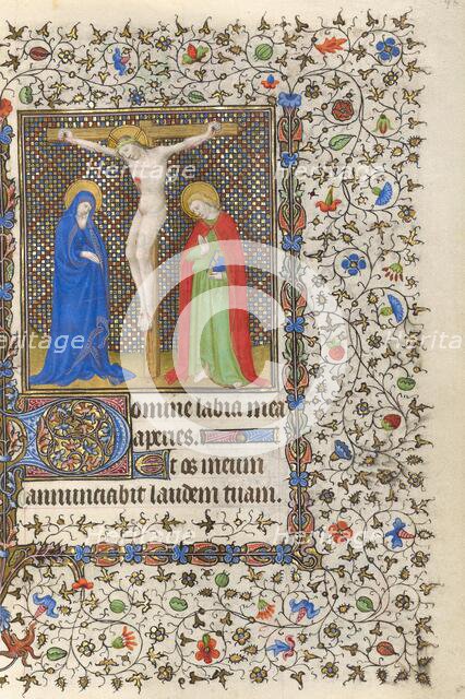 The Crucifixion; Book of Hours, about 1415-1420. Creators: Boucicaut Master, Workshop of the Boucicaut Master.