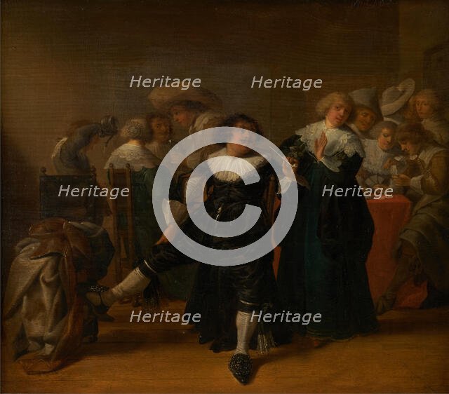 Cabaret scene, between 1630 and 1640. Creator: Anthonie Palamedesz.