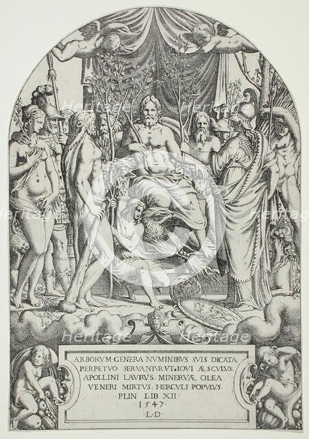 Jupiter, 1547. Creator: Leon Davent.