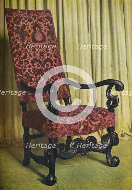 'An Upholstered Arm Chair', c1680. Artist: Unknown.